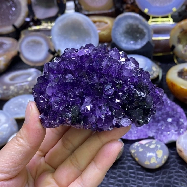 乌拉圭紫晶花未镶嵌水晶