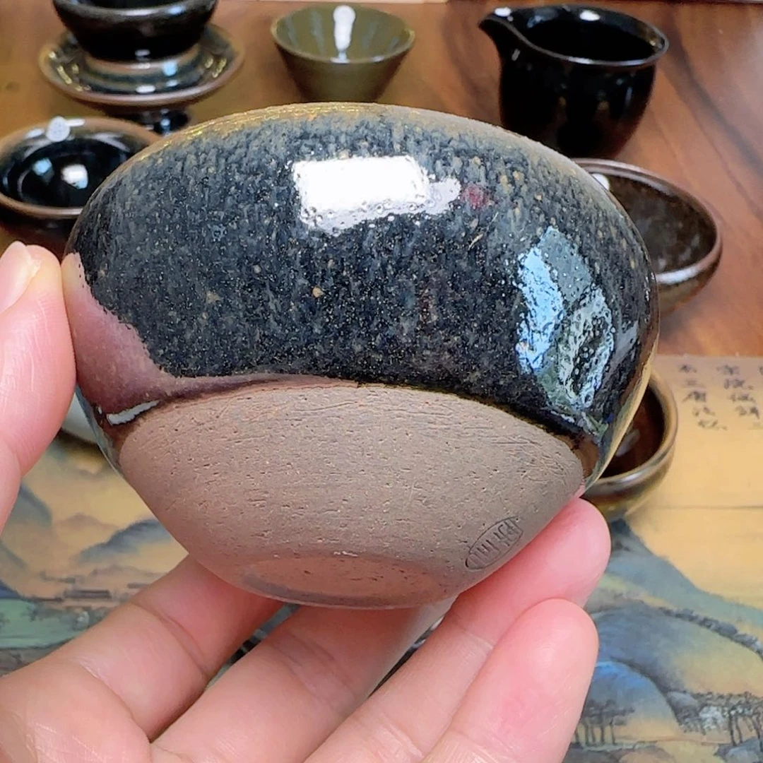 茶盏124 行云龙窑柴烧