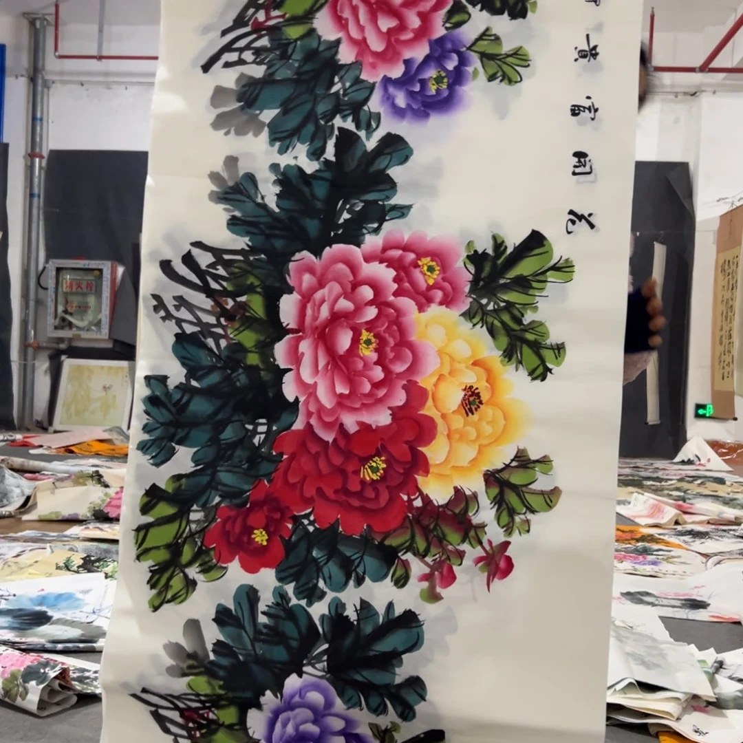 国画国画作品画心一张