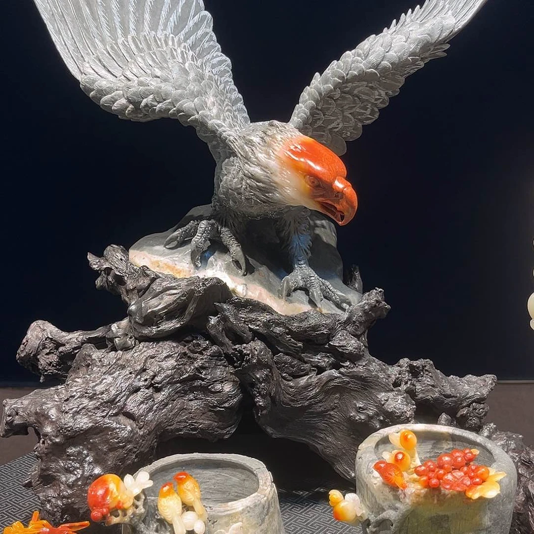 寿山石嘻*寿山石雕刻艺术作品