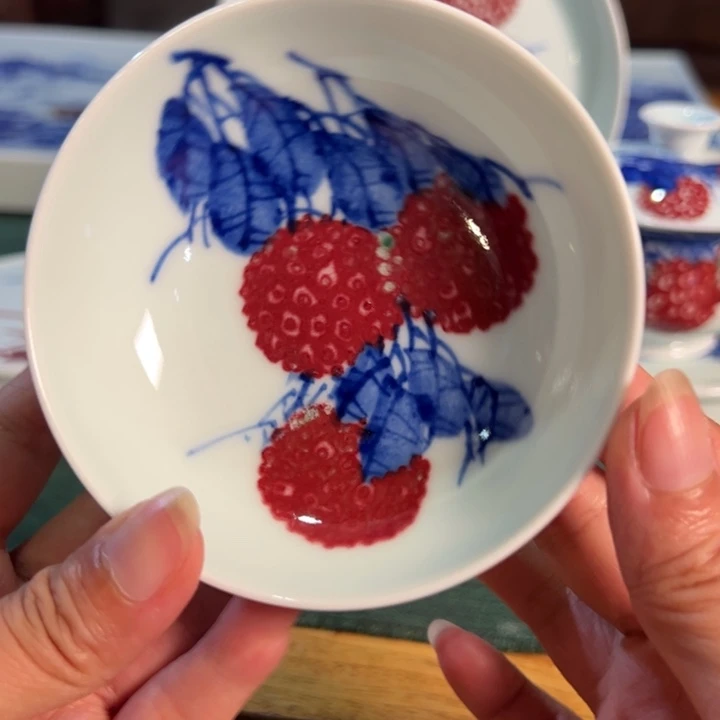 原矿青花釉里红瓷器