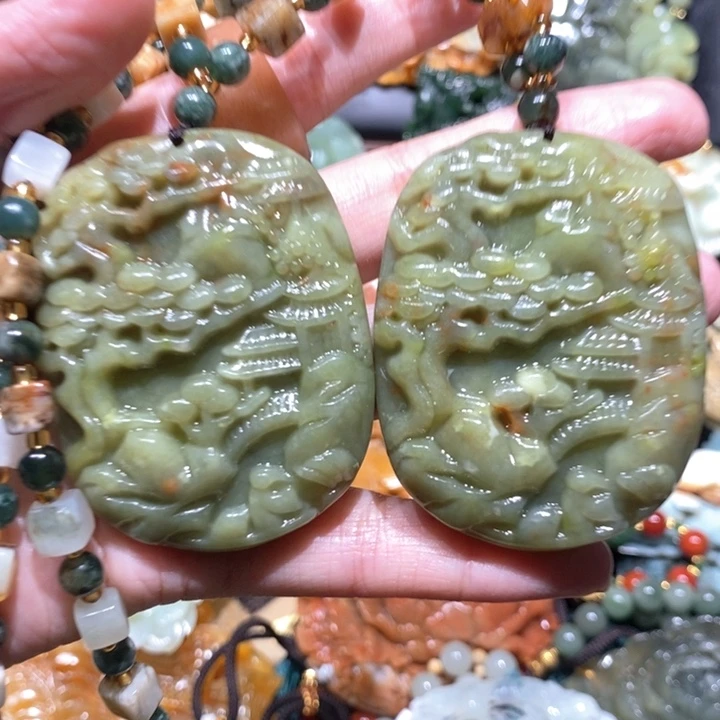 岫玉毛衣链未镶嵌