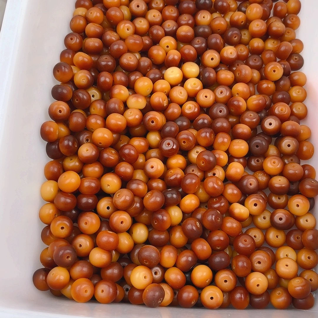 菩提根/象牙果吊坠咖色敦煌50个