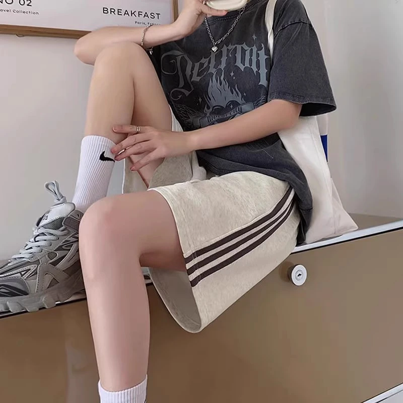 女童夏季短裤2025新款中大童宽松洋气五分裤儿童夏装休闲阔腿裤子