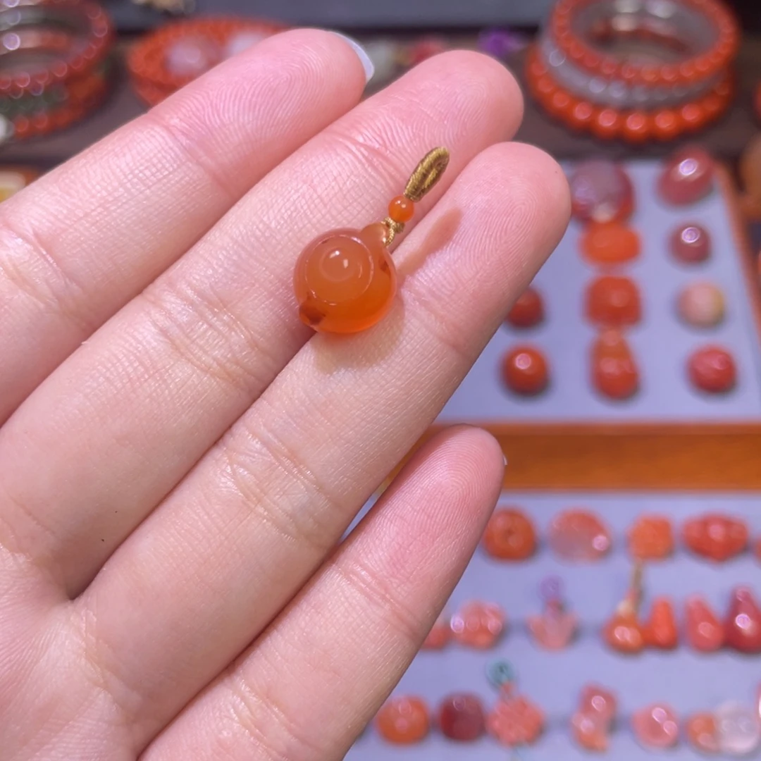 南红玛瑙未镶嵌把把壶