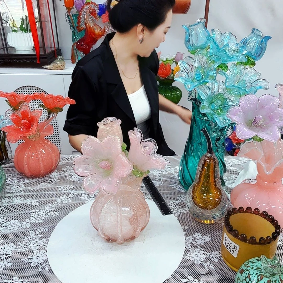 琉璃花瓶花器艺术品