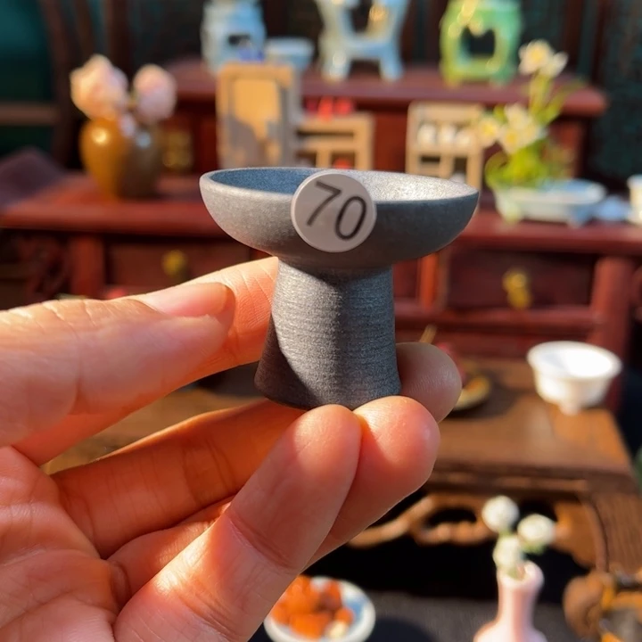 摆件微陶老王迷你花瓶