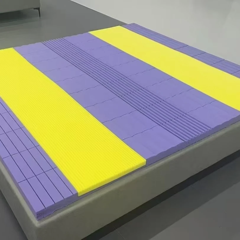 七区分分区5公分厚黑科技床垫舒适层护颈护腰睡感舒适床垫材料层