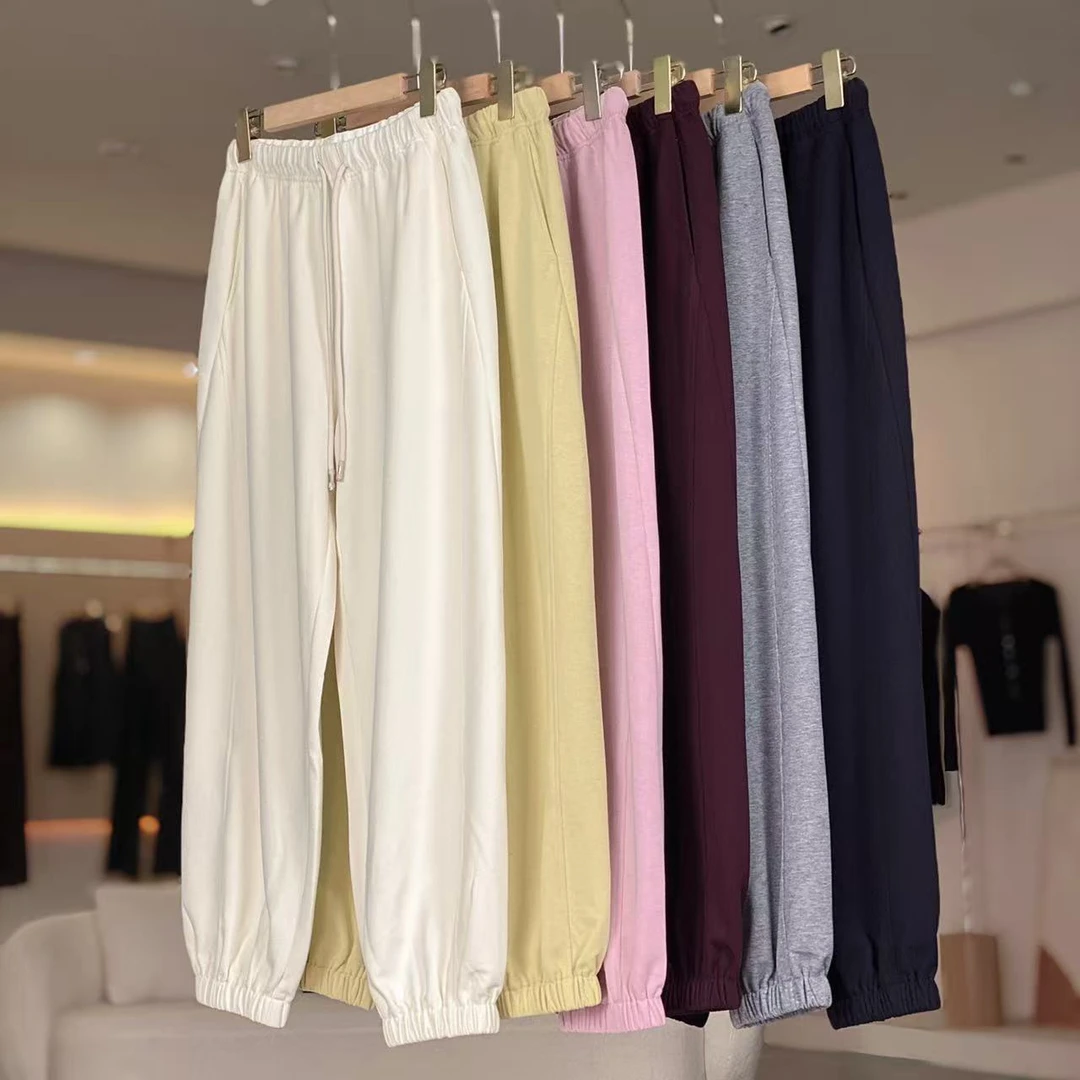 MeraxMer秋季新款休闲百搭简约小脚卫裤·松紧腰舒适好穿休闲裤