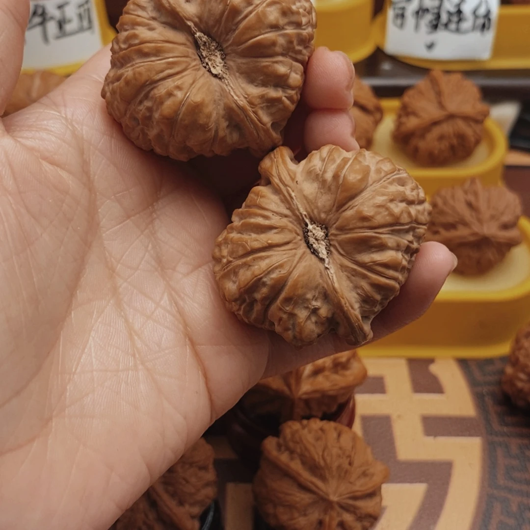 时***࿐把件文玩核桃42全品南瓜墩