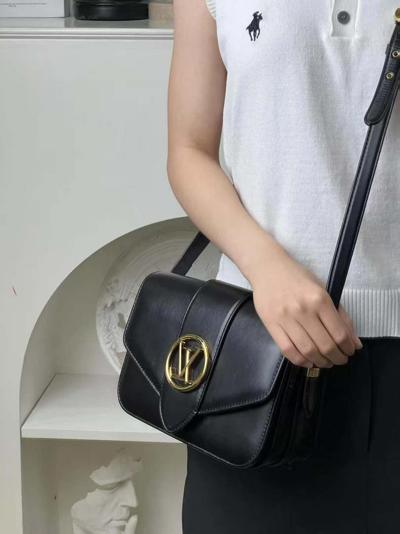 99新 LouisVuitton/路易威登 LV pont 9 黑色包/无公价/严选