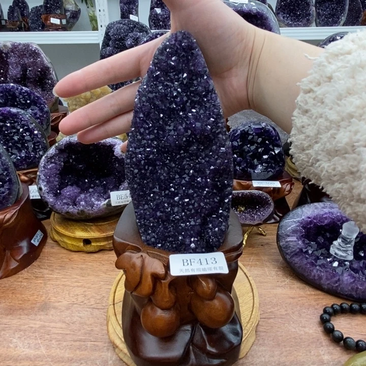 紫晶大型摆件（非配饰）未镶嵌