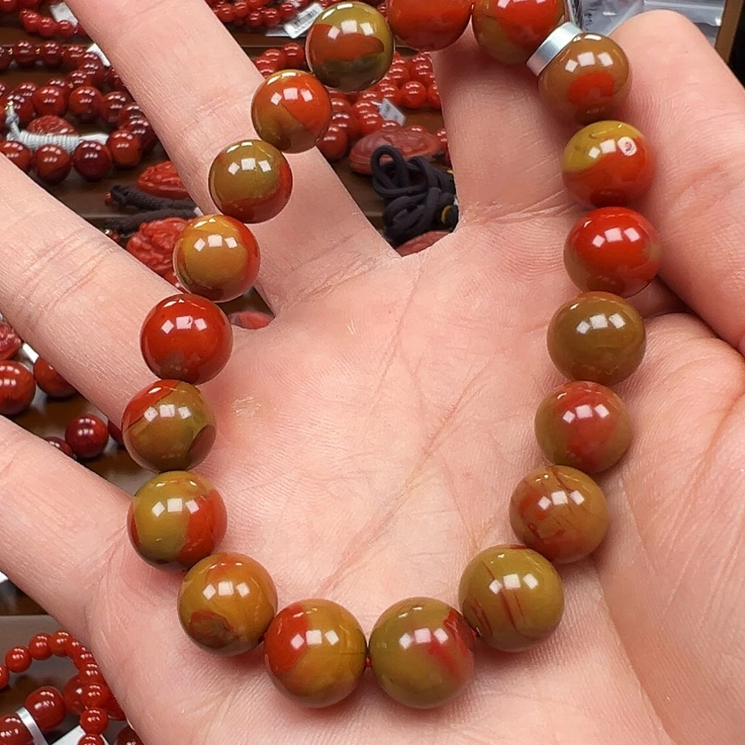 南红玛瑙未镶嵌手链