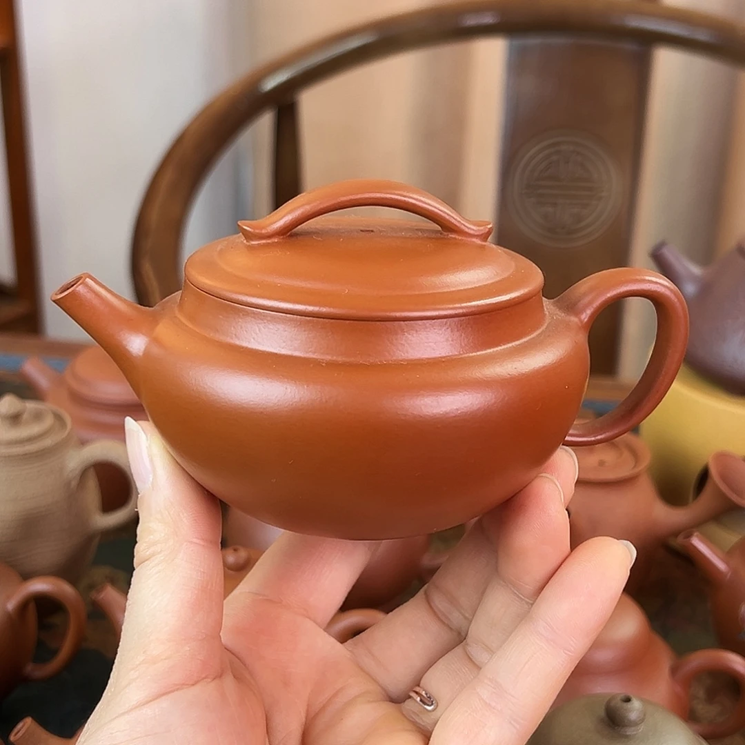 紫砂茶壶精品 云桥汉瓦 小红泥 230cc