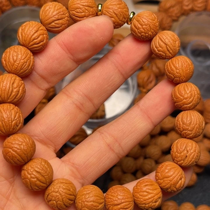 桃核手串龙纹桃核65