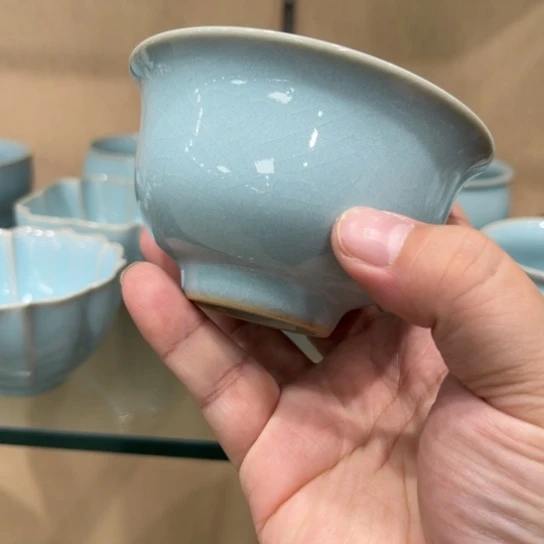 瓷片陶瓷茶具汝瓷茶具