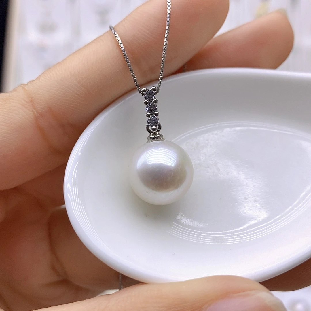 淡水珍珠未镶嵌吊坠(赠链)