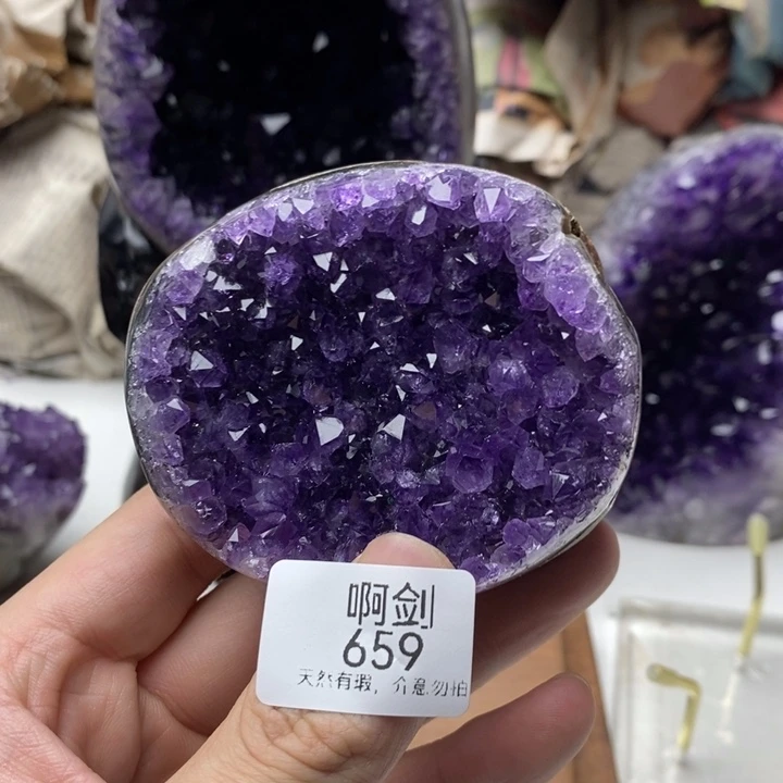 未镶嵌大型摆件（非配饰）紫晶