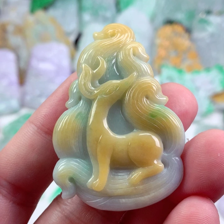 吊坠(不含链)未镶嵌翡翠