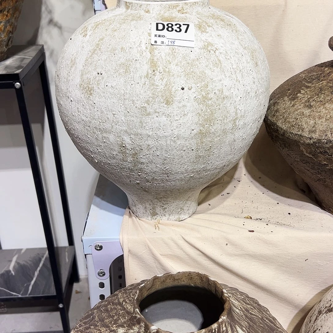 瓶D837高32口10陶瓷花瓶无孔