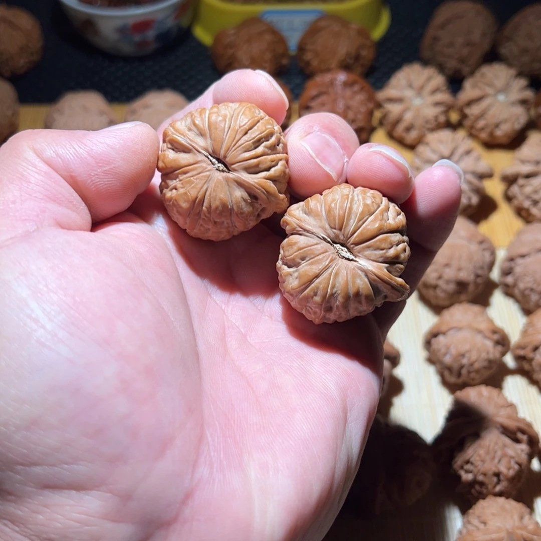 文玩核桃把件文玩核桃南瓜墩