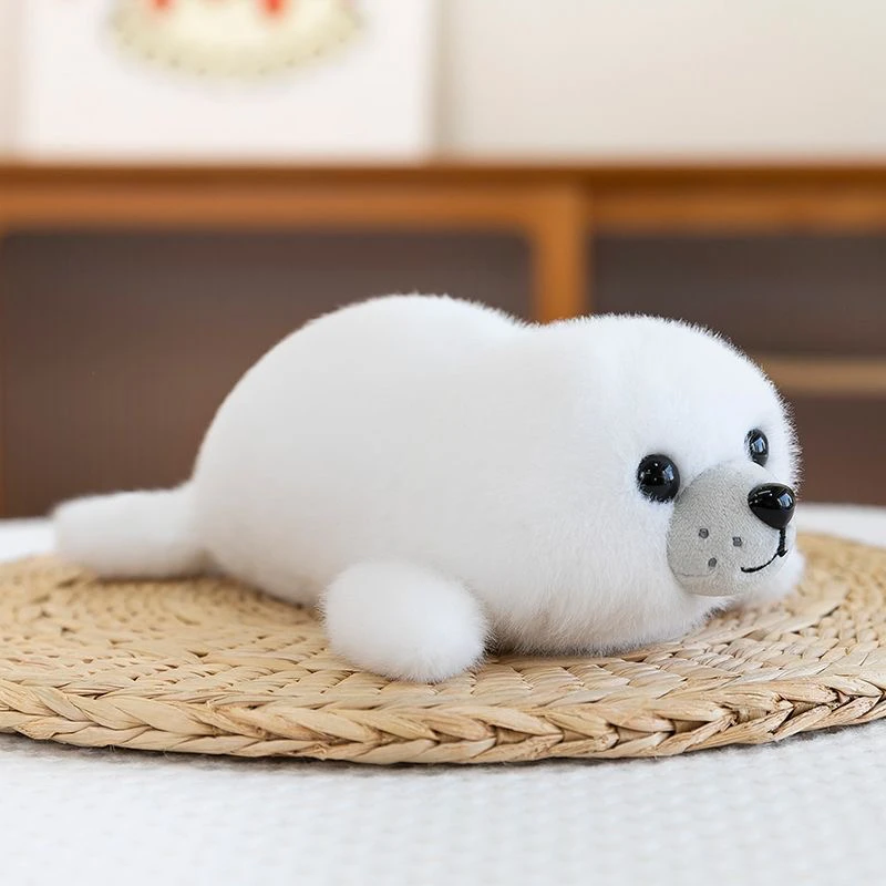 爆款香薰可爱海豹毛绒玩具公仔柔软可抱着睡当生日礼物送女生