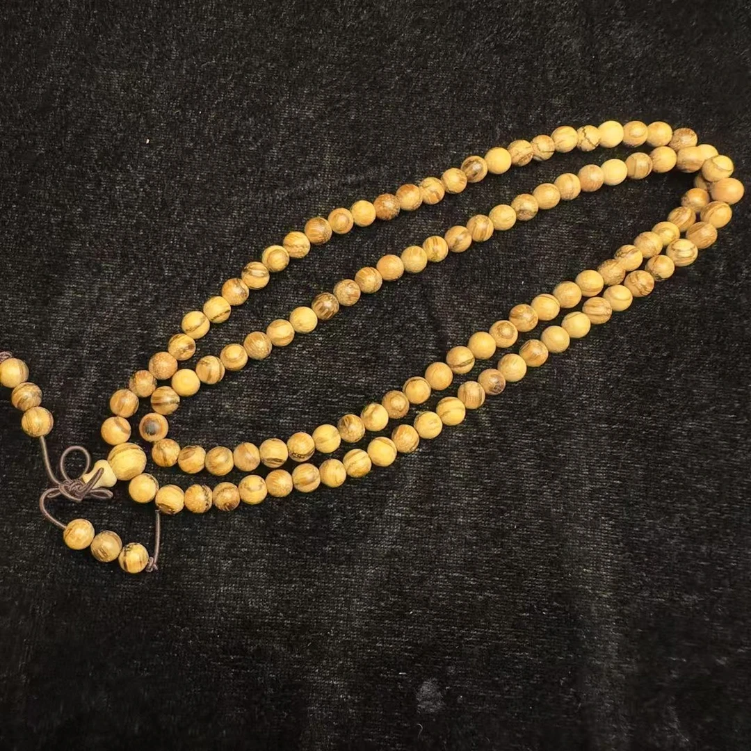 木制6mm*108颗脖挂--354