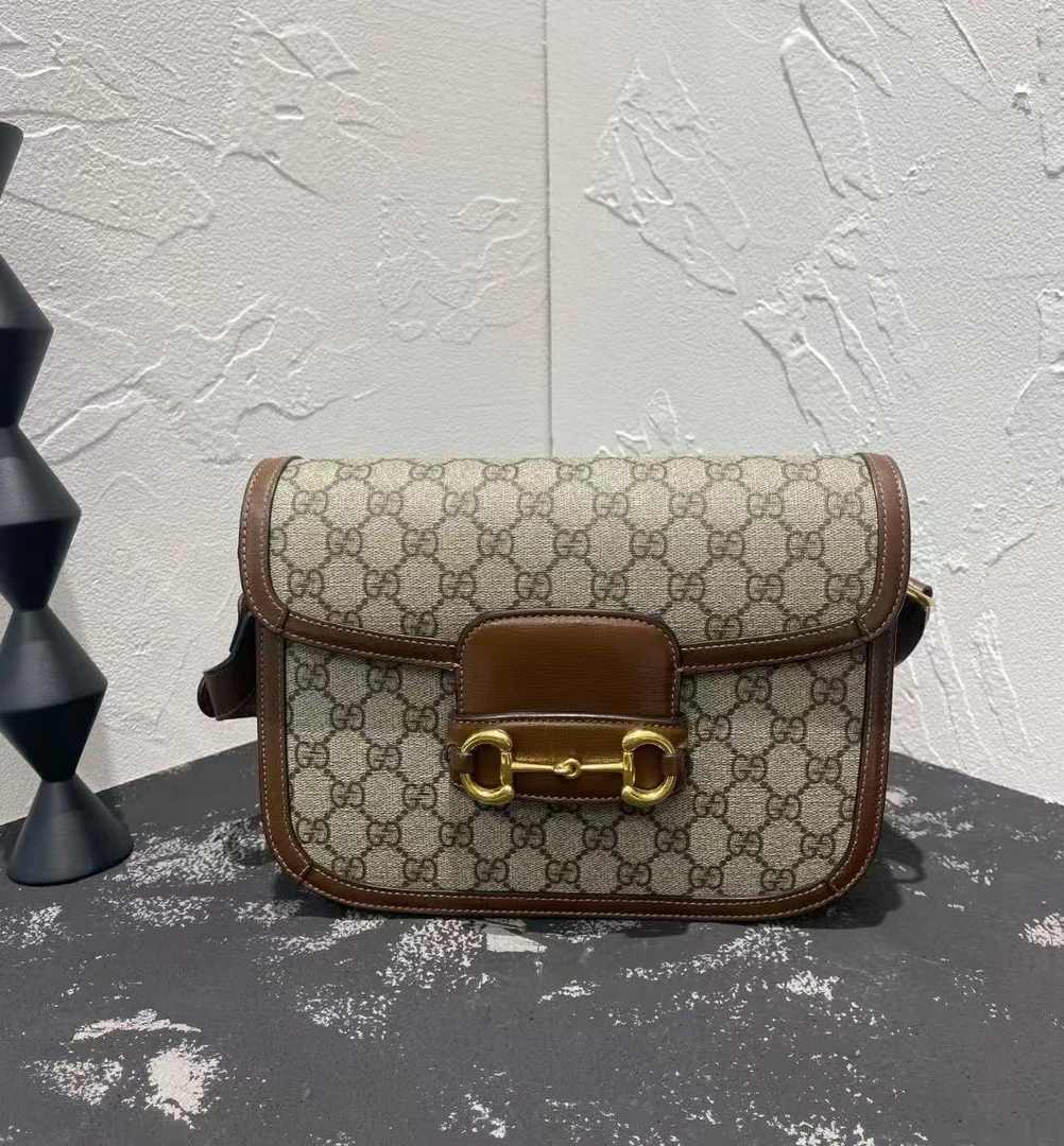 95新 GUCCI/古驰 1955马鞍中号/优品