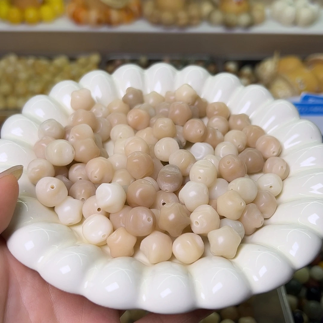 菩提根/象牙果手串马卡洛星星40颗微瑕