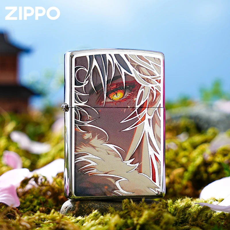 ZIPPO/之宝打火机杀生丸男生网红礼物送男友官方正品防风款DYX1H1