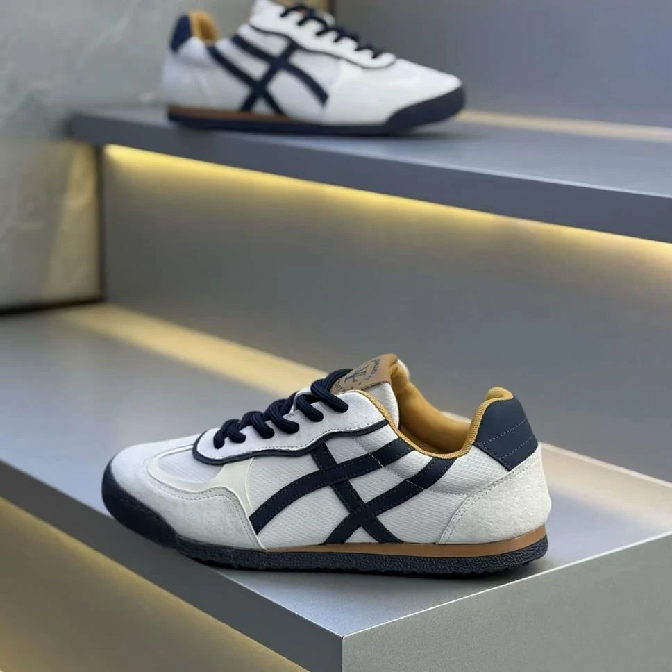 【WOH！顶奢】德训鞋男款2025秋季新款时尚简约透气防滑运动休闲板鞋