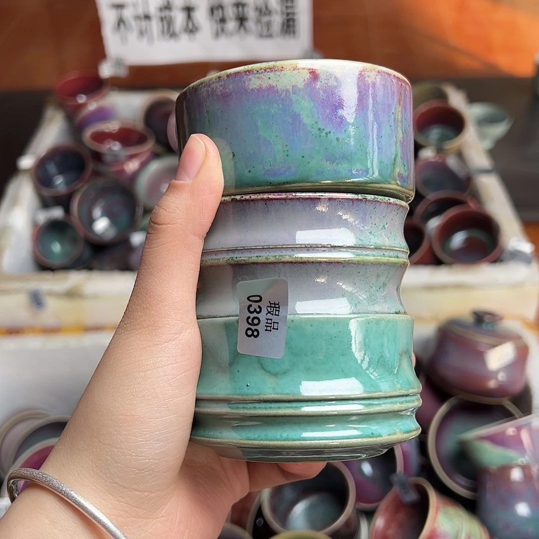 摆件陶窑口自销原矿钧瓷