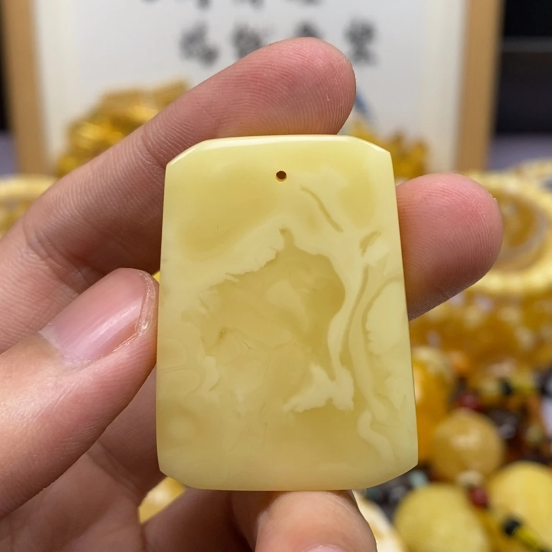 琥珀未镶嵌裸石蜜蜡