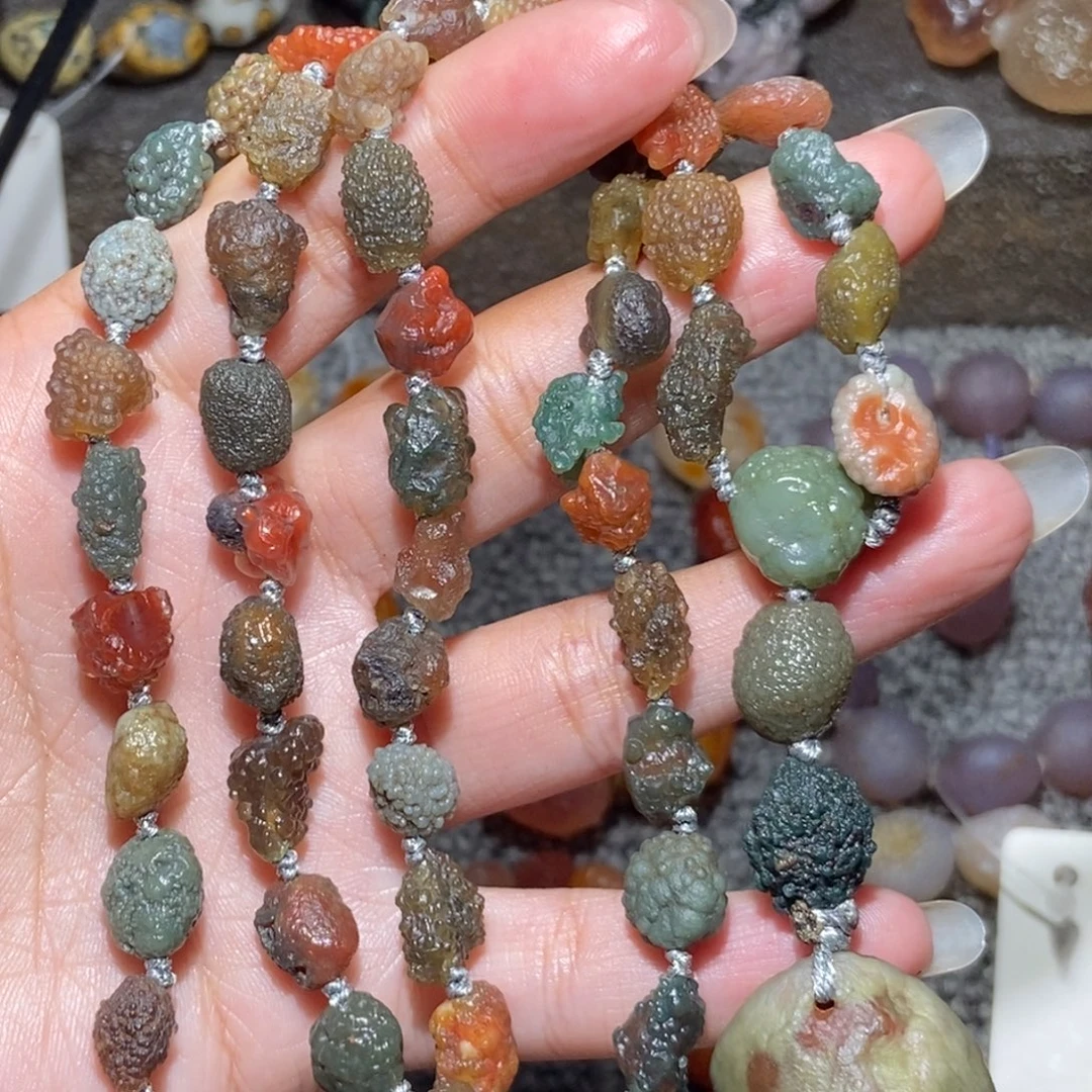 未镶嵌玛瑙/玉髓珠宝半成品