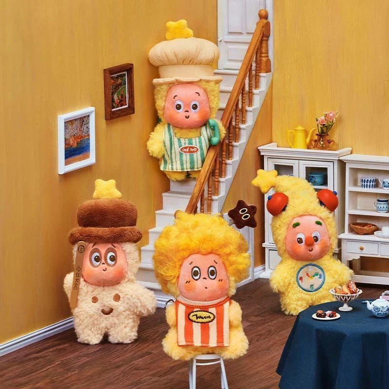 【小白拆盒】123 星星人系列毛绒挂件盲盒棉花娃娃钥匙扣圈摆件礼物