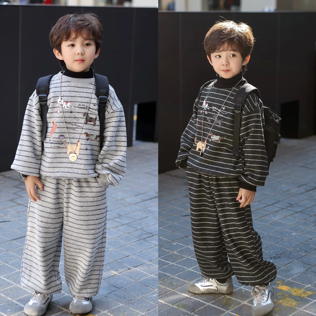 【现货】伟伟同款【本命套装】2024冬季新款加绒休闲套装WW0492