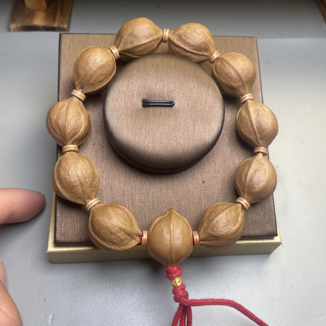 1823老树老籽原生态梅林铁核素串文玩 11颗籽