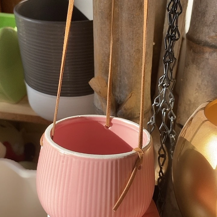 陶盆有孔 瑕疵针孔漏釉介意勿拍外口 7外高6