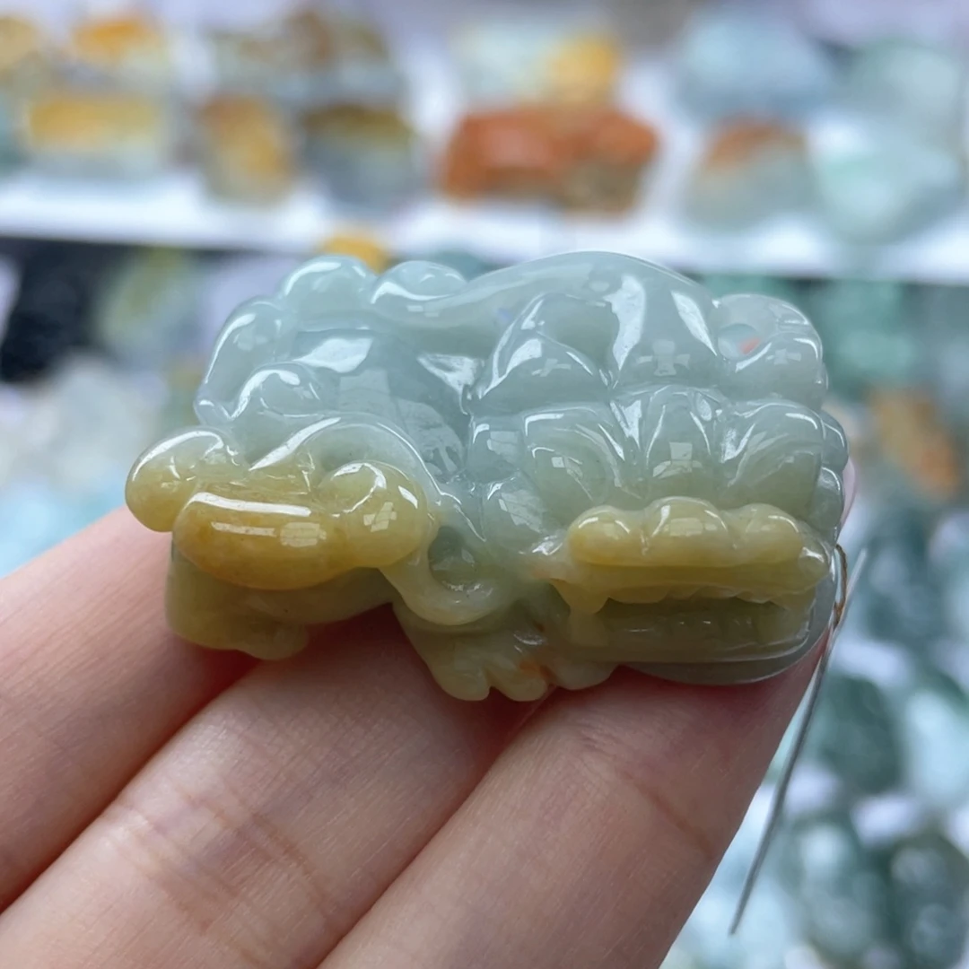 颈饰未镶嵌翡翠貔貅12