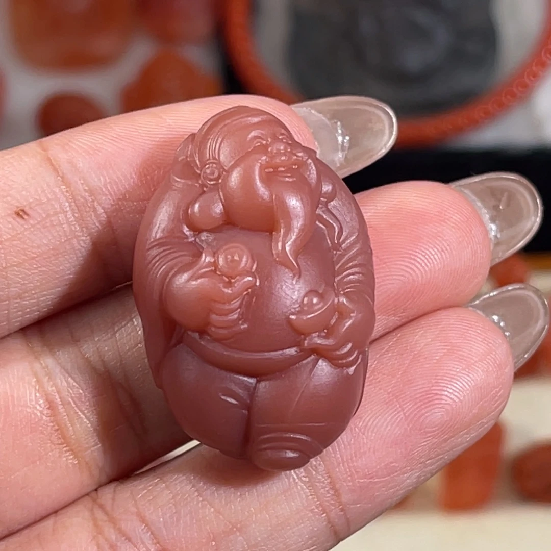 玛瑙/玉髓未镶嵌盐源小财主31.7*21.2*13.3mm