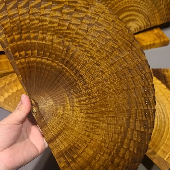 火***火扇子21小叶桢楠金丝楠木苏扇