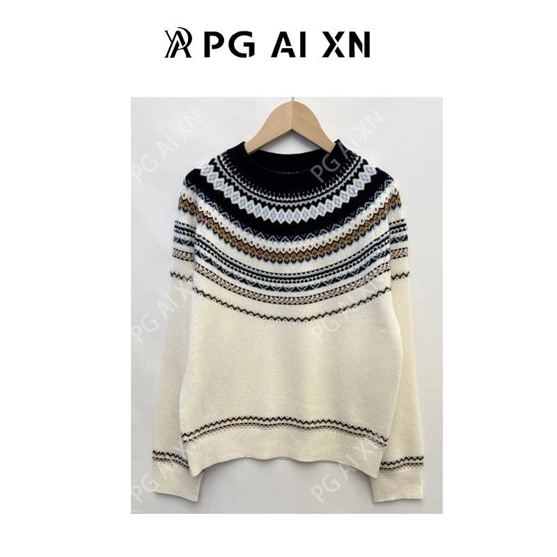 甄老板  “费尔岛”纯毛圆领毛衫 PGXN2468