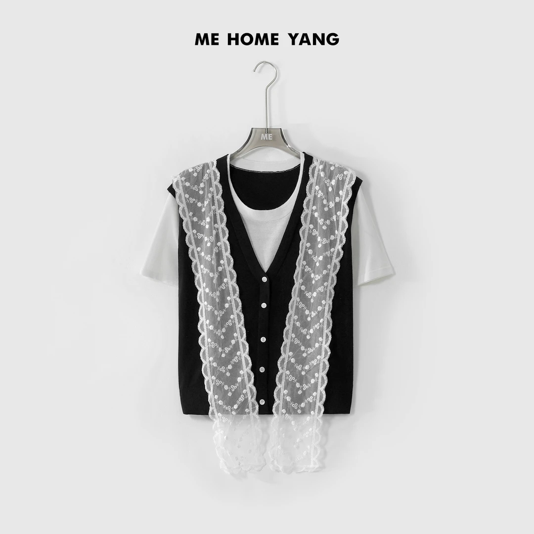 ME【三合一】绵羊毛混纺奢牌感高知美学气质时尚百搭毛衣MESS1015