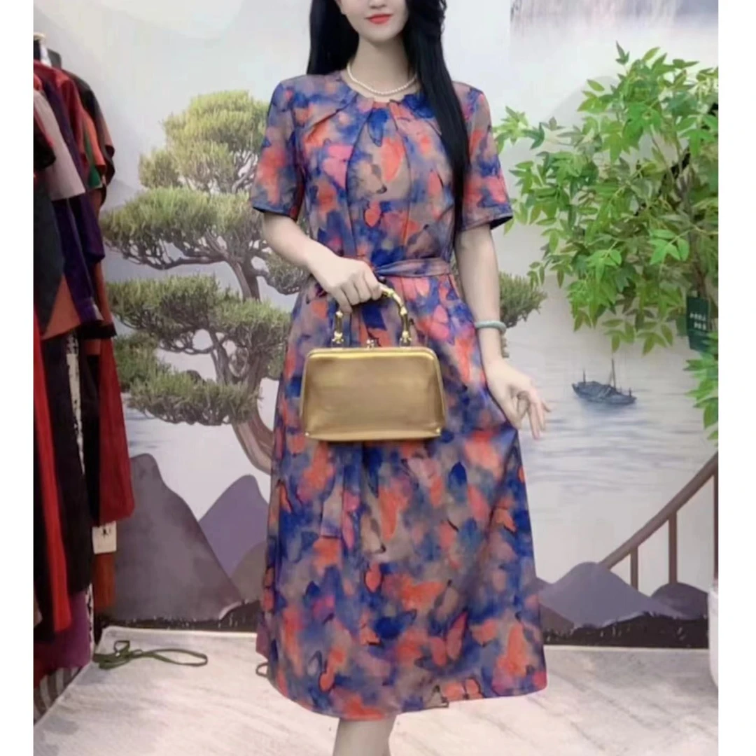 6578-23新款舒适时尚休闲双面穿连衣裙