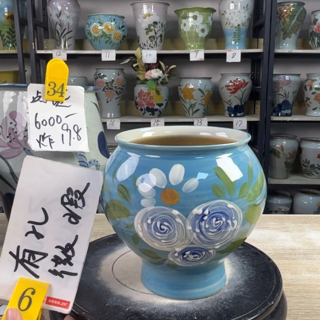 罐1tc景德镇陶瓷花盆