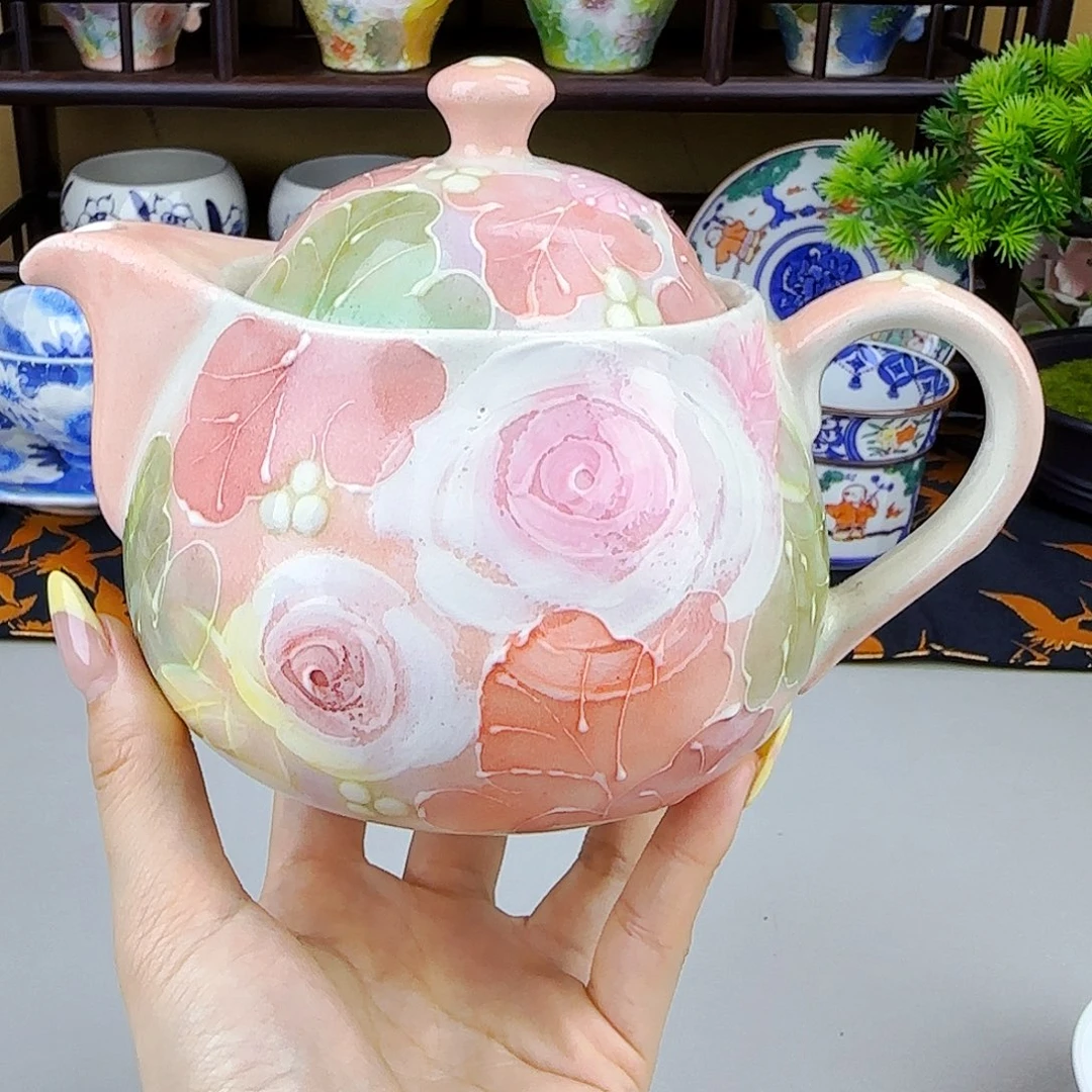 他家茶具瓷器真美