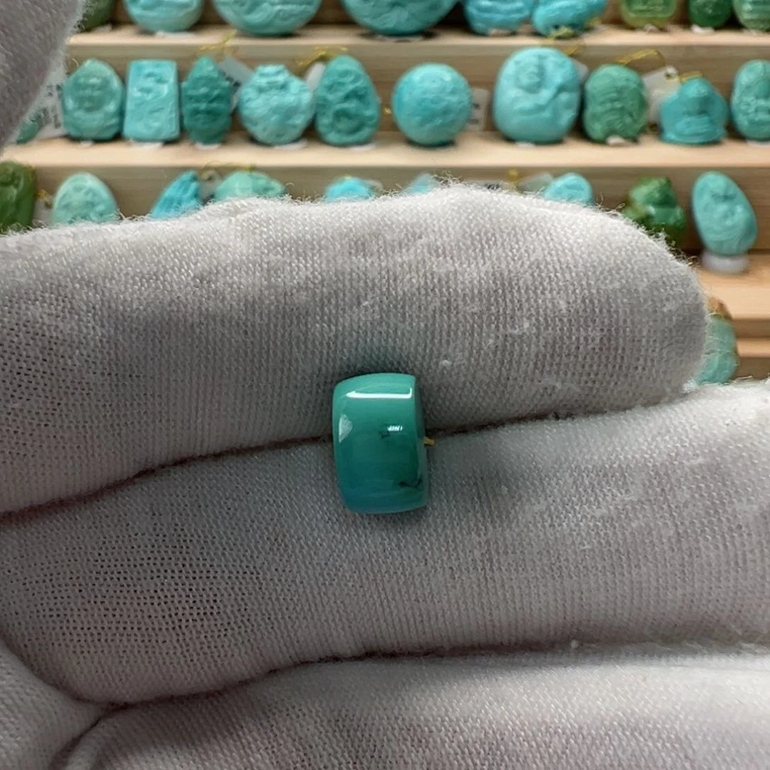 未镶嵌绿松石直切珠9.5mm