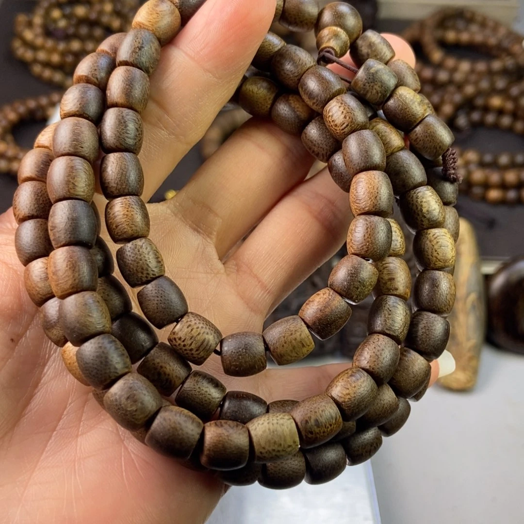 沉香手串宣****）越南芽庄白