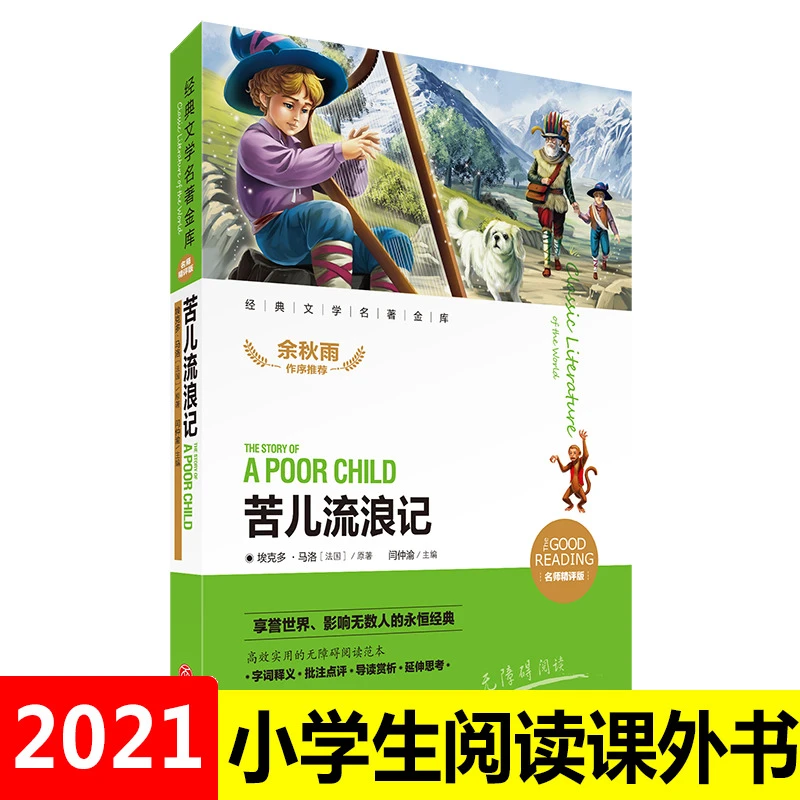 苦儿流浪记  经典文学名著金库 名师精评版 余秋雨作序