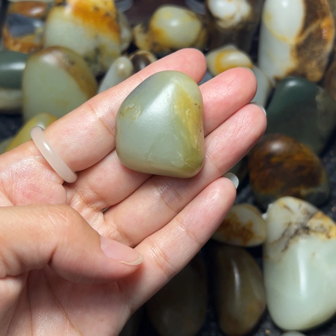 和田玉未镶嵌挂件24